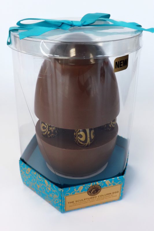 cylindrical transparent plastic gift presentation packaging box for chocolate easter egg