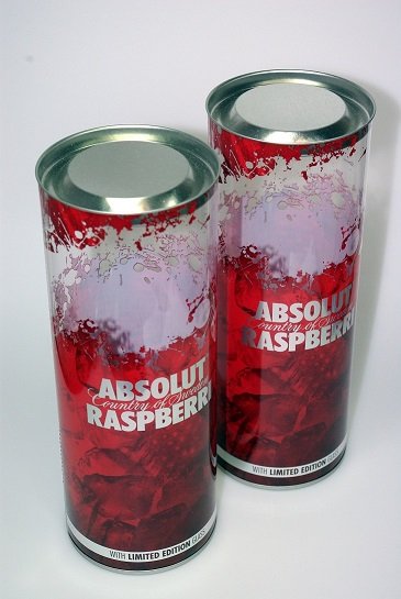 tube packaging for alcoholic gifts