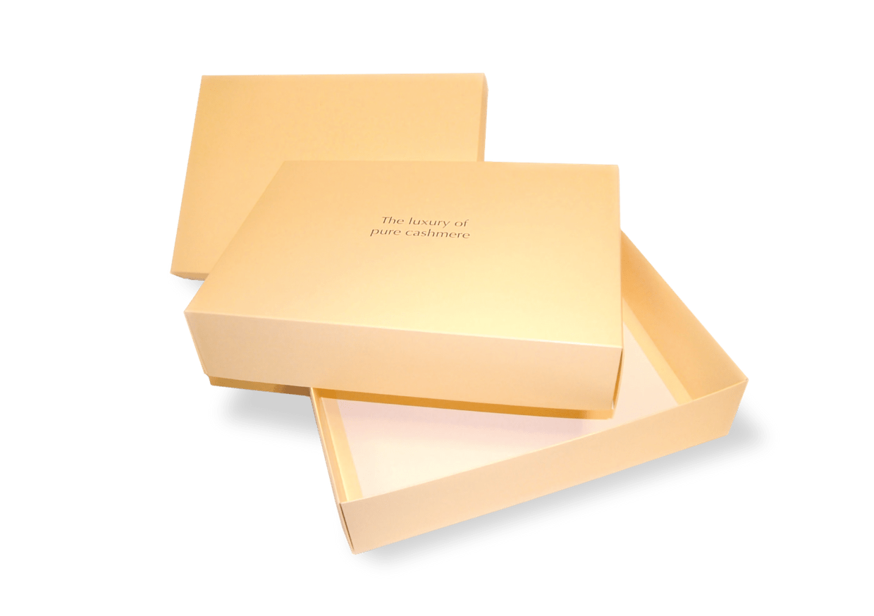 luxury box packaging for cashmere